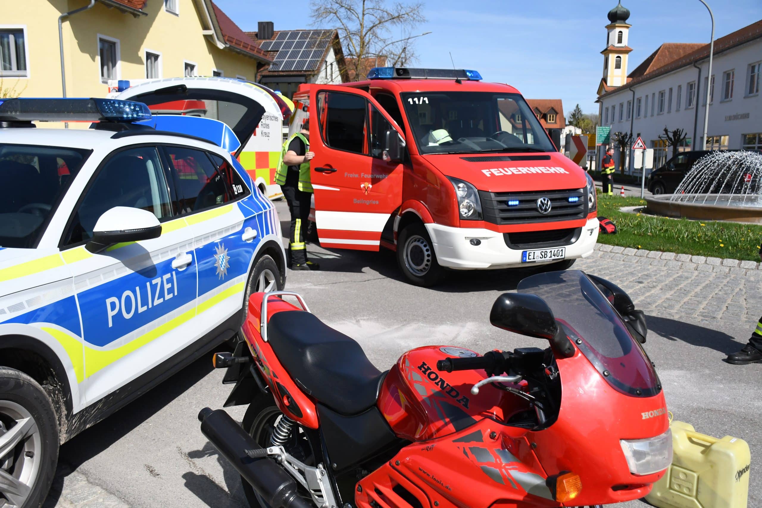 Read more about the article 24. Einsatz 2024 | Verkehrsunfall mit Motorrad